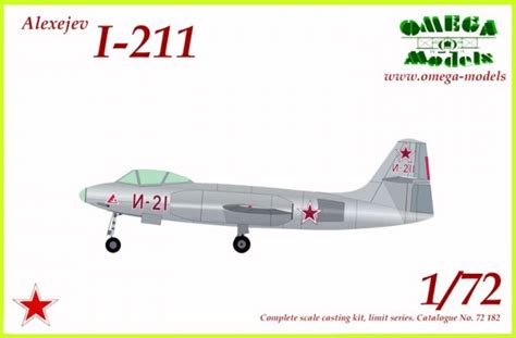 Alexejev I-211 (USSR) model do sklejania Omega Models -72182
