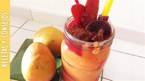 Receta Chamoyada De Mango Natural Para Este Verano Los290ss Youtube
