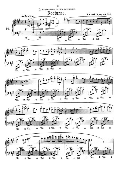 Op 48 No 2 Free Sheet Music By Chopin Pianoshelf