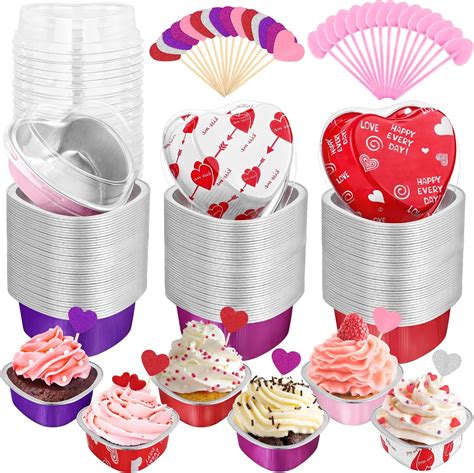 Amazon Fovths Valentine S Day Mini Heart Shaped Cake Pans With