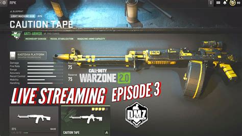 Weapon Case Stolen Call Of Duty Dmz Warzone Episode Live Streaming