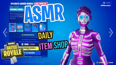 ASMR Fortnite NEW Dylexa Locker Bundle Daily Item Shop Relaxing