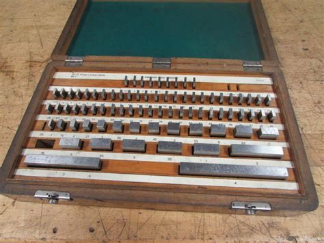 Machines Used Fowler Gage Block Set Missing 750 Block