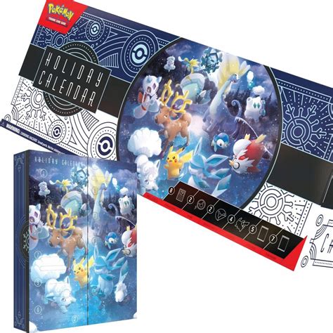 Pokemon TCG Kalendarz Adwentowy 2023Karty Naklejki ERLI Pl