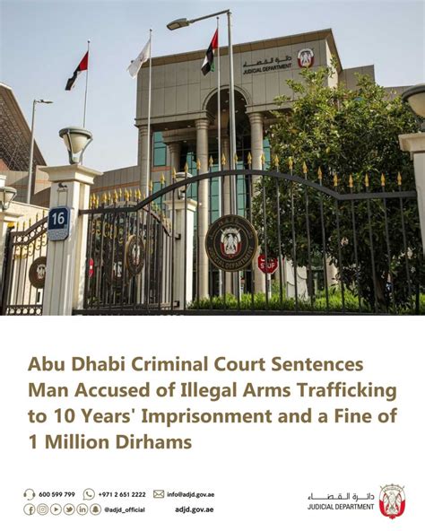 Abu Dhabi Judicial Department على LinkedIn: The Abu Dhabi Criminal Court sentenced a man accused ...