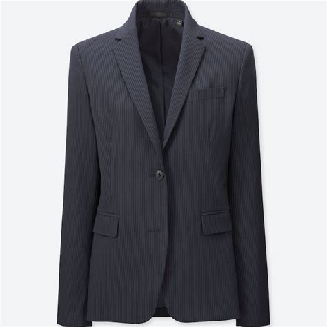 Women Stretch Tailored Jacket Online Exclusive Uniqlo Us