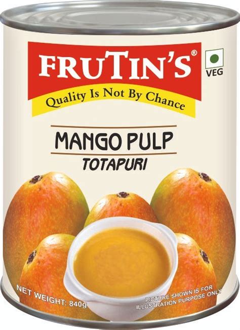 Yellow Mango Pulp Packaging Type Tin Packaging Size 840g At Rs 80