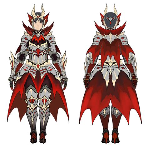 Malzeno Armor Female Concept Art Monster Hunter Rise Sunbreak Art