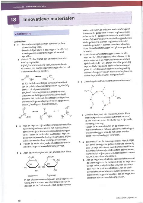 Chemie Vwo Hoofdstuk Uitwerkingen Scheikunde Studeersnel