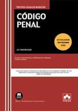 Libro Codigo Penal Actualizado A Septiembre Varios Autores