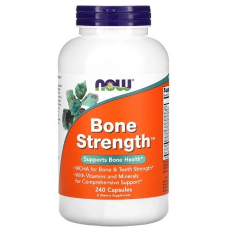 Now Foods Bone Strength 240 Capsules 240 Count Kroger