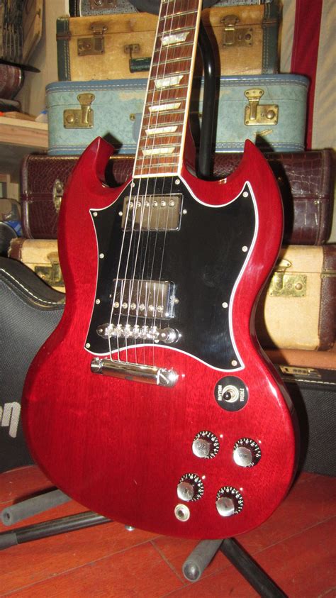 1993 Gibson SG Standard Cherry Red Guitars Electric Solid Body