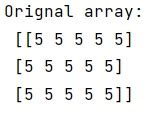 Python NumPy Array Initialization Fill With Identical Values