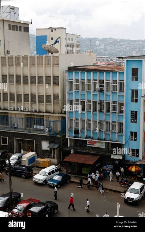 A Street In Freetown Sierra Leone West Africa Stock Photo Alamy