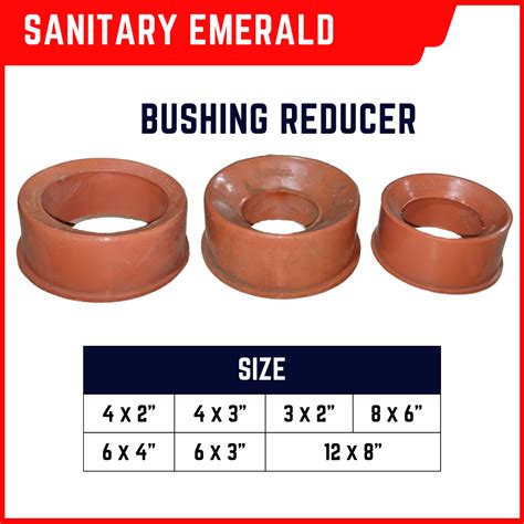 Sanitary Pvc Fittings Emerald Bushing Reducer Sizes 6x4 6x3 8x4 8x6 Sold Per Pc Lazada Ph