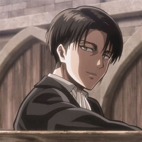 𝐼𝑀𝒜𝒢𝐼𝒩𝐸 𝒜𝒩𝐼𝑀𝐸𝒮 ★ Levi Smiling Attack On Titan Levi Smile Icon