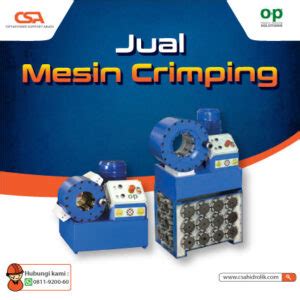 Jual Mesin Crimping Selang Hidrolik Kualitas Terjamin