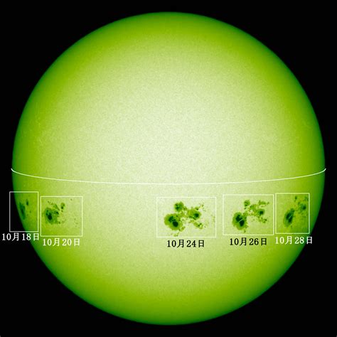 The Emergence Of The Largest Sunspots In 24 Years NAOJ National