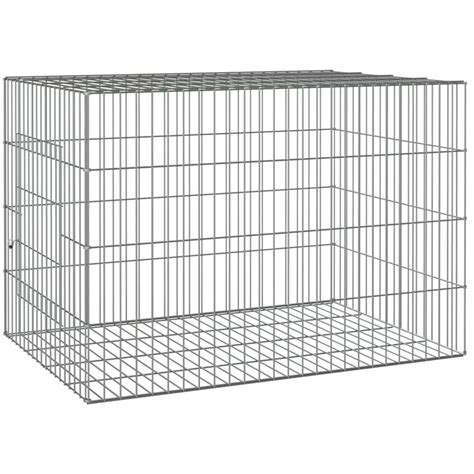 LAY Cage à lapin 78x54x54 cm Fer galvanisé S1768 Cdiscount Jardin