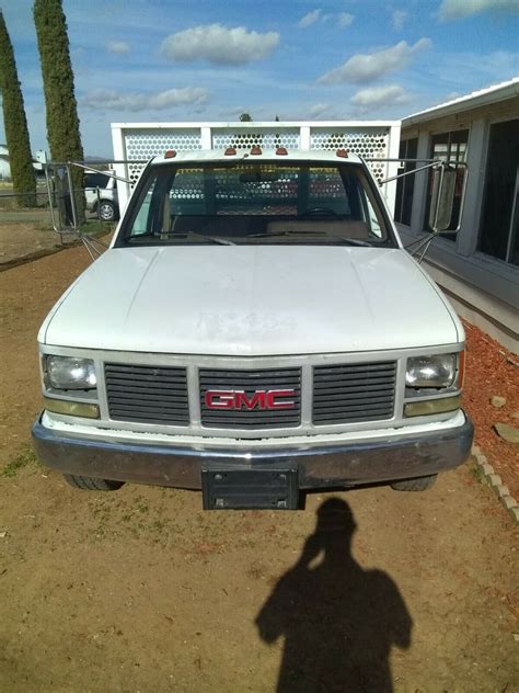 1990 Gmc Sierra 3500 14ft Flatbed 1 Ton Dually Classic Gmc Sierra 3500 1990 For Sale