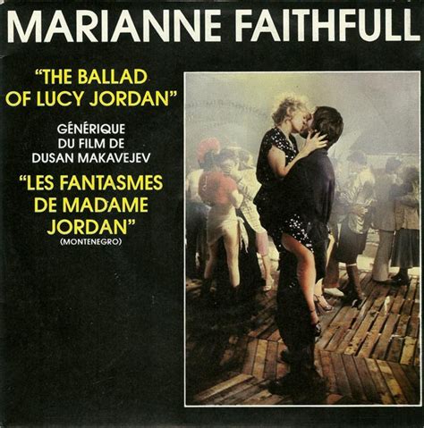 Marianne Faithfull - The Ballad Of Lucy Jordan (1981, Vinyl) | Discogs