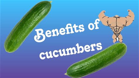 Benefits Of Cucumbers Cucumbers Youtube