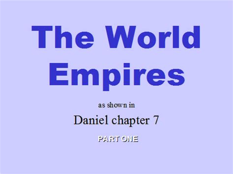 Daniel 7 – Part 1 – Practica Prophetica