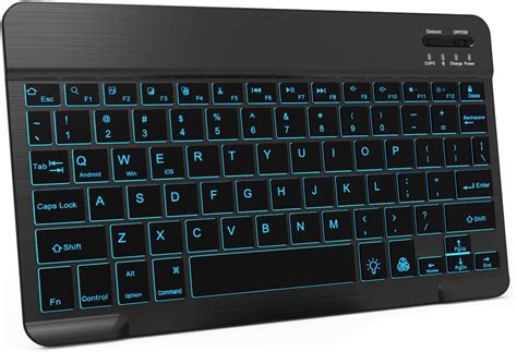 Teclado Bluetooth Retroiluminado De Colores Para Ipad