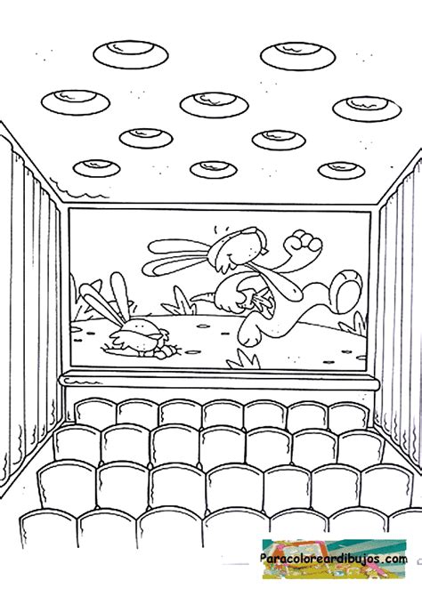 Dibujo De Cine Para Colorear Dibujos Sketch Coloring Page