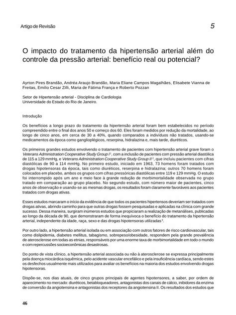 PDF O impacto do tratamento da hipertensão arterial além do