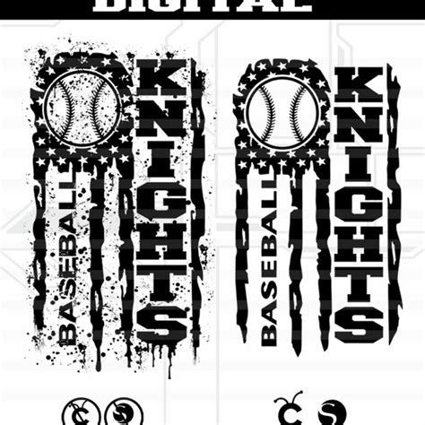 Knights Baseball Svg Etsy