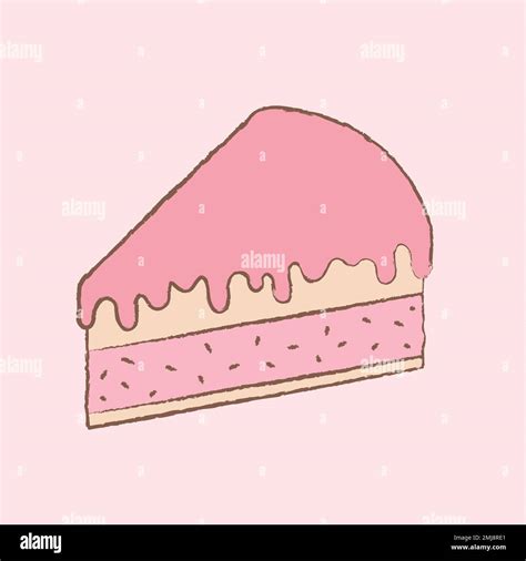 Cheesecake Cute Design Element Vector Bakery Illustration Stock Vector