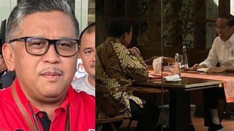 MENEBAK Obrolan Jokowi Prabowo Saat Makan Bersama PDIP Singgung Soal