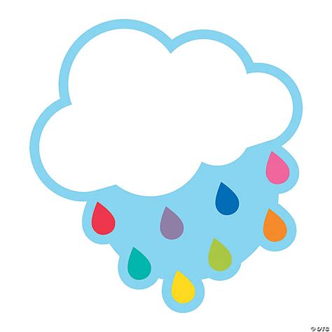 Schoolgirl Style™ Hello Sunshine Raindrops Bulletin Board Cutouts 36