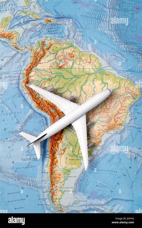 South america map hi-res stock photography and images - Alamy