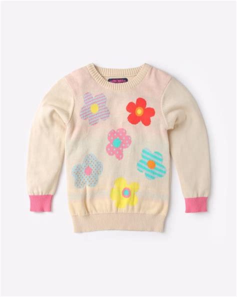 Floral Print Crew Neck Sweatshirt Jiomart