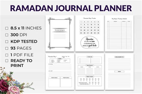 Ramadan Planner For Kdp Interior Graphic By Designmela