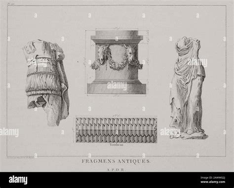 Fragmens Antiques Choiseul Gouffier Gabriel Florent Auguste De