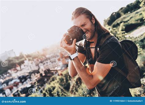 Capturing Every Moment Stock Photo Image Of Male Standing 119951664