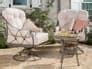 Woodard Derby Wrought Iron Cushion Patio Lounge Set Wrderbylngeset