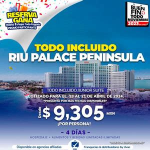 RIU Palace Península Todo Incluido UVACONLINE