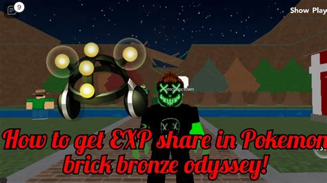 How To Get Exp Share In Pokemon Brick Bronze Odyssey Youtube