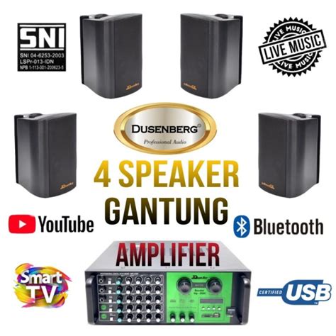 Promo Paket Sound 5 Inch DUSENBERG 4 Titik Cafe Restoran Ampli