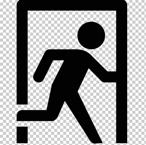 Computer Icons Emergency Exit Exit Sign Png Clipart Area Arrow