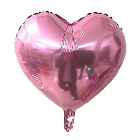 9 Inch Pink Heart Foil Balloon Bouquet 10pk Online Party Supplies