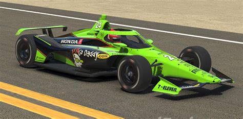 Indycar Dallara IR18 GoDaddy 2020 by Don Craig - Trading Paints