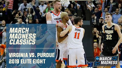 Virginia Tops Purdue In 2019 Elite Eight Ot Classic