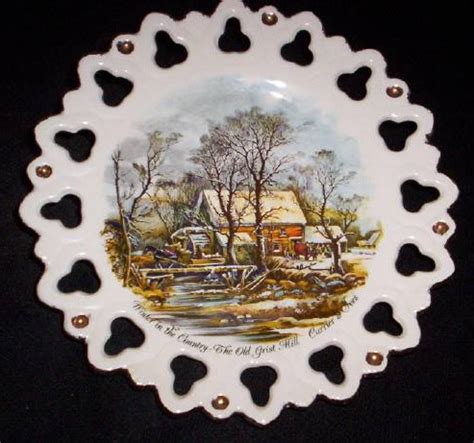 Currier and Ives plates Summer and Winter | InstAppraisal