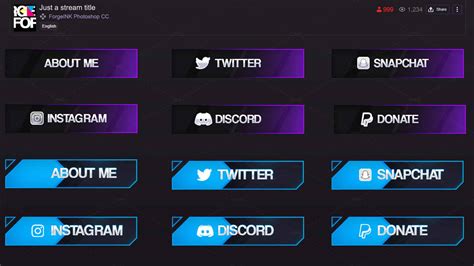 Twitch Panels K