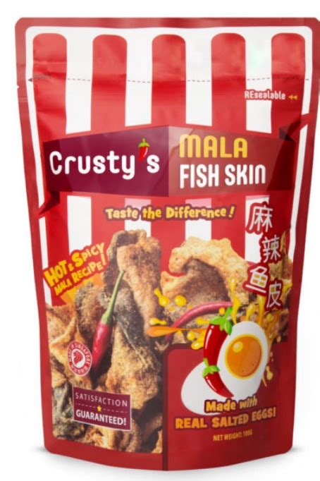 Mala Fish Skin With Salted Egg 100g Kwang Hwee Pte Ltd